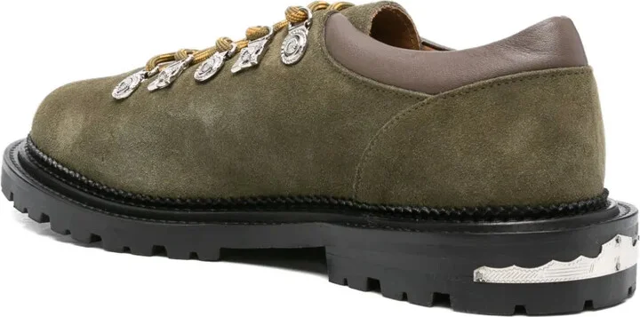 Lace-Up Suede Derby Shoes - Image 3