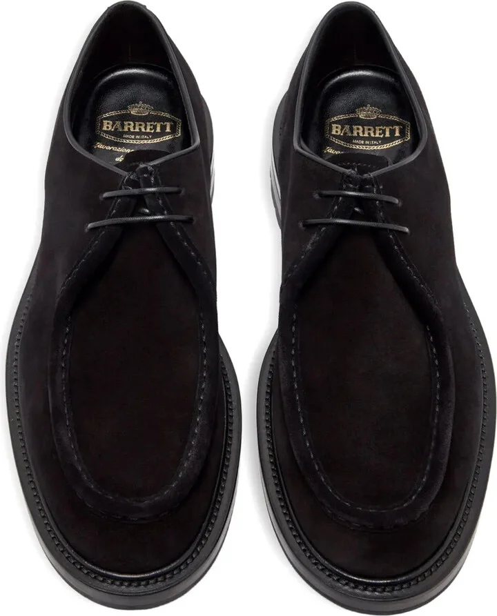Lace-Up Suede Derby Shoes - Image 3