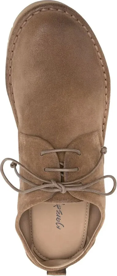 Lace-Up Suede Derby Shoes - Image 4