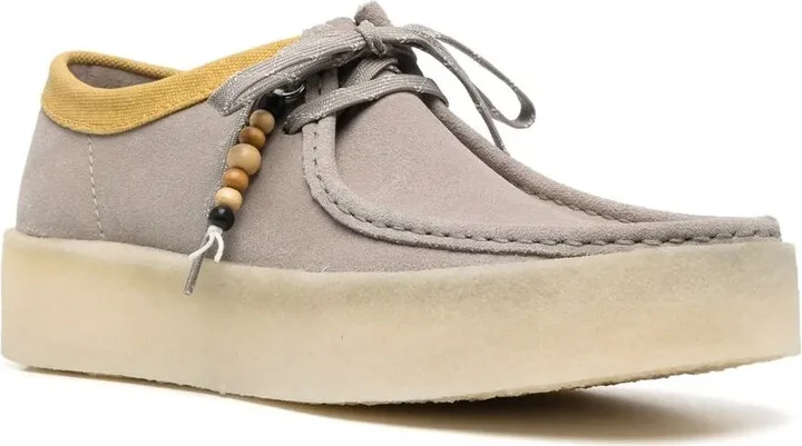Lace-Up Suede Derby Shoes - Image 2