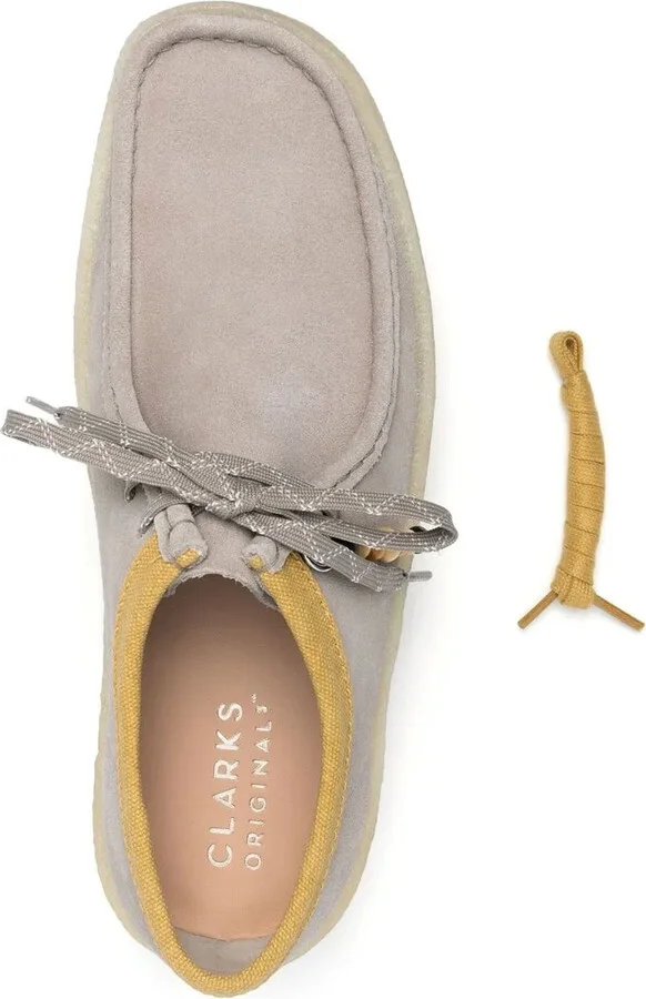 Lace-Up Suede Derby Shoes - Image 4