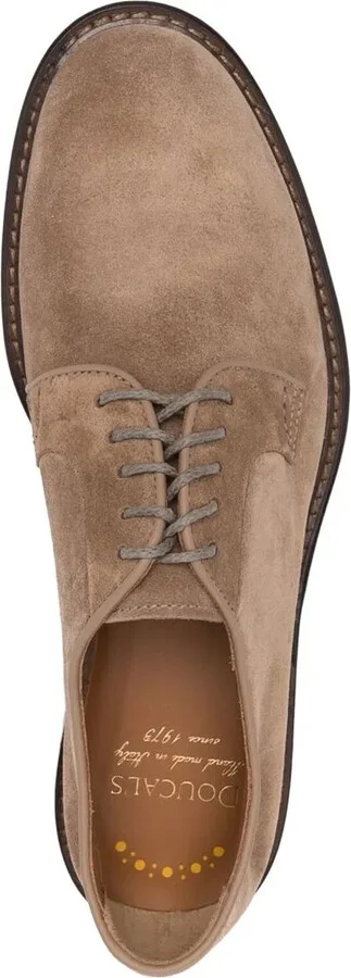 Lace-Up Suede Derby Shoes - Image 4