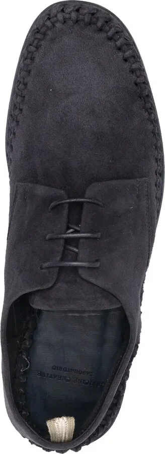 Lace-Up Suede Derby Shoes - Image 4