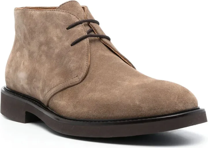 Lace-Up Suede Derby Shoes - Image 2