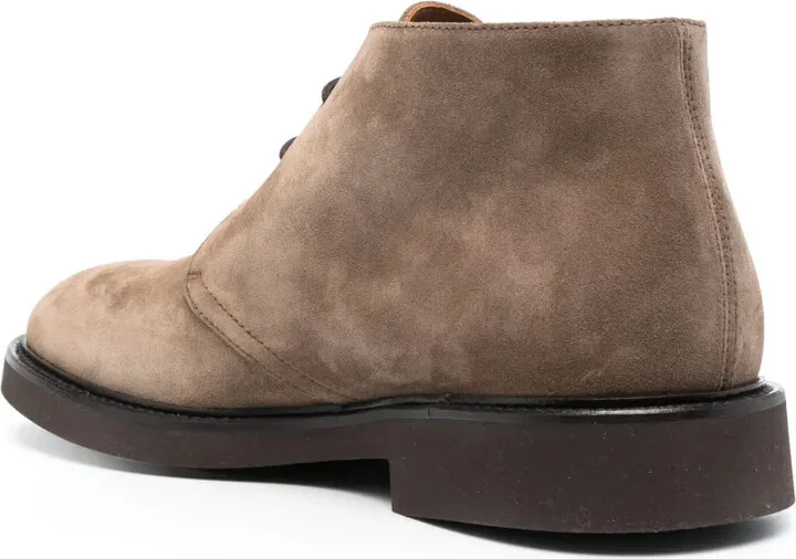 Lace-Up Suede Derby Shoes - Image 3