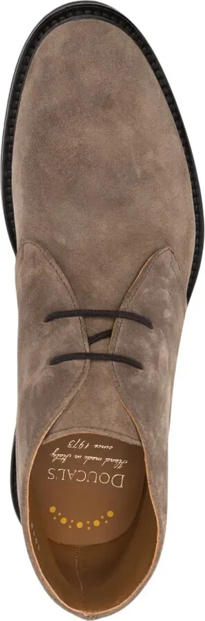 Lace-Up Suede Derby Shoes - Image 4