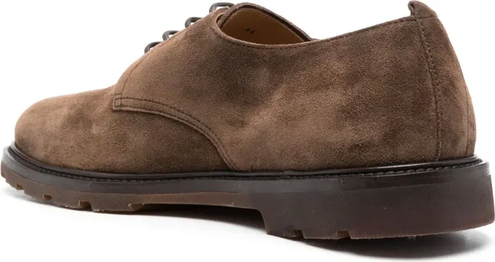 Lace-Up Suede Derby Shoes - Image 3