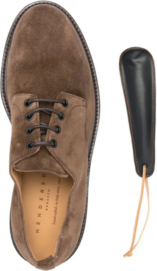 Lace-Up Suede Derby Shoes - Image 4