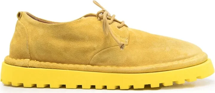 lace-up suede Derby shoes