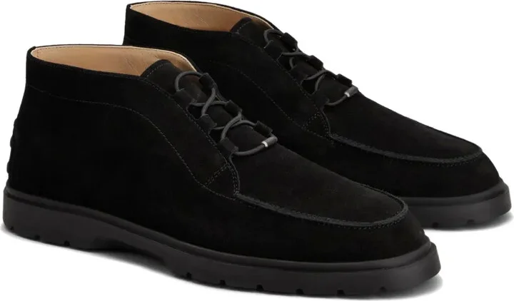 Lace-Up Suede Desert Boots - Image 2