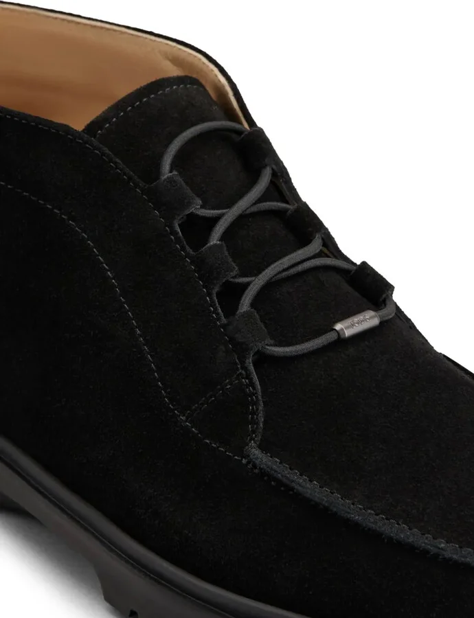 Lace-Up Suede Desert Boots - Image 4