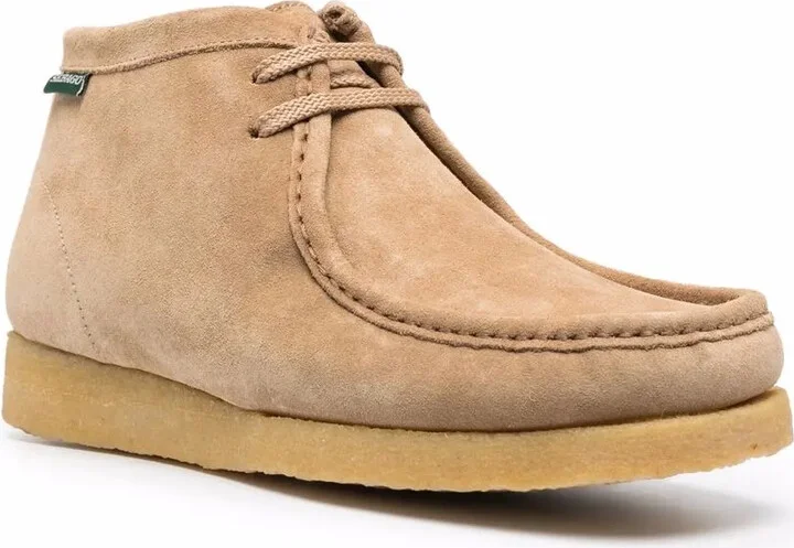 Lace-Up Suede Desert Boots - Image 2