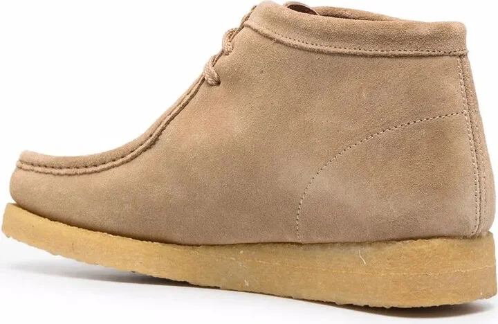 Lace-Up Suede Desert Boots - Image 3