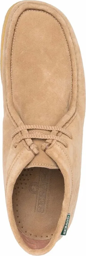 Lace-Up Suede Desert Boots - Image 4