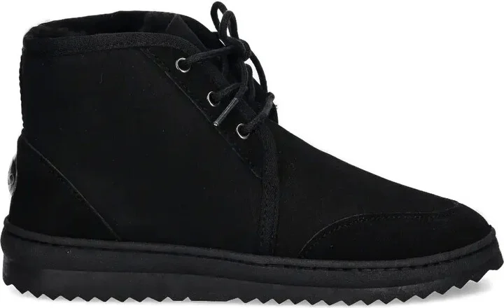 Lace-Up Suede Desert Boots