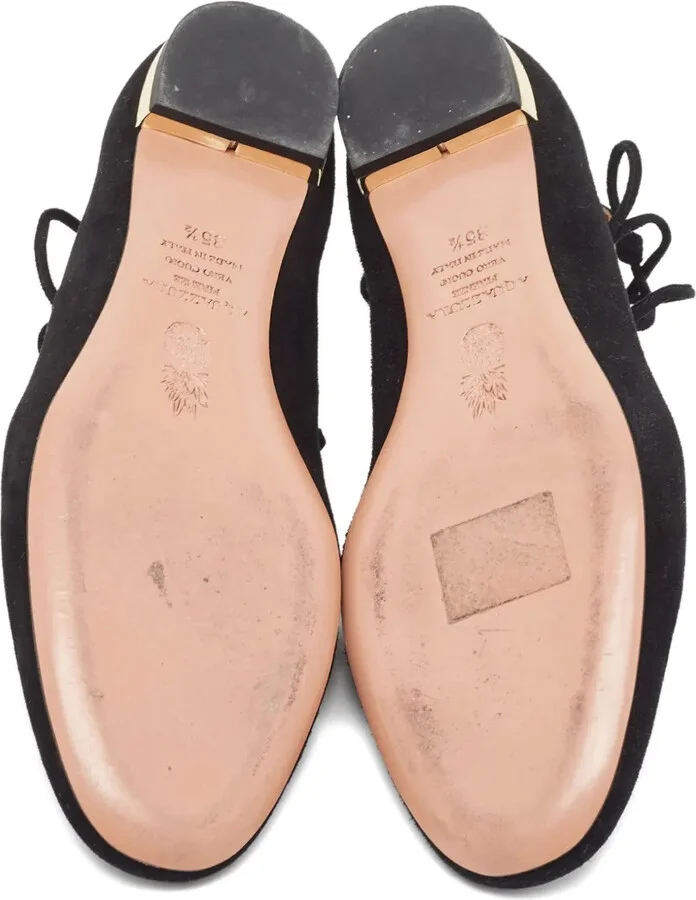 Lace-Up Suede Flats - Image 5