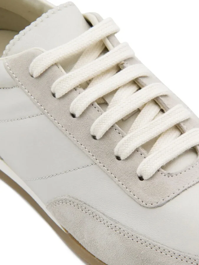 Lace-Up Suede-Leather Sneakers - Image 3