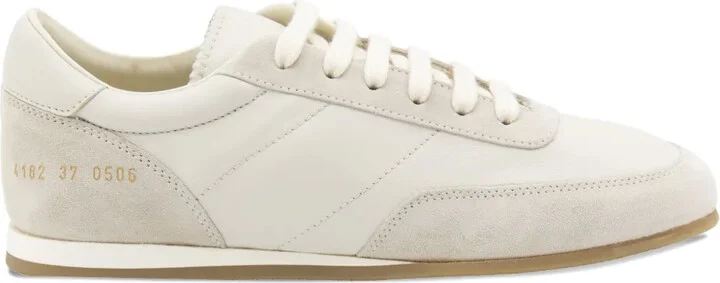 Lace-Up Suede-Leather Sneakers