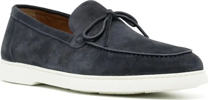 Lace-Up Suede Loafers - Image 2