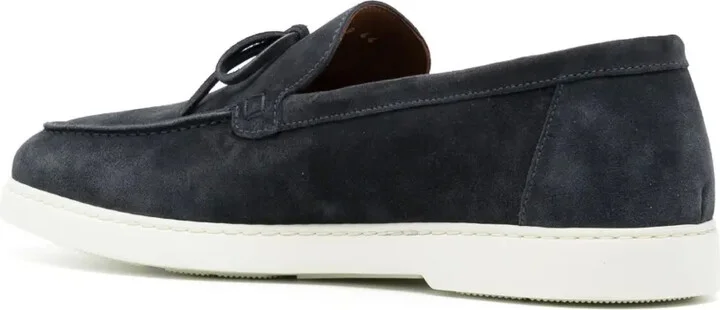 Lace-Up Suede Loafers - Image 3