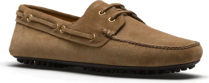 Lace-Up Suede Loafers - Image 2