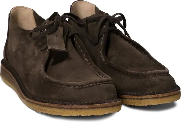 Lace-Up Suede Loafers - Image 2