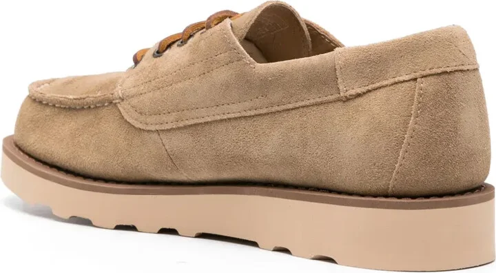 Lace-Up Suede Loafers - Image 3