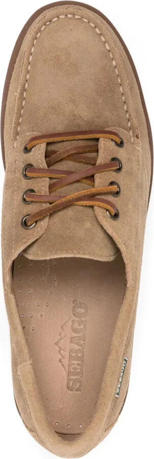 Lace-Up Suede Loafers - Image 4