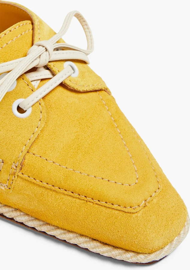 Lace-up suede mules - Image 4