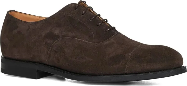 Lace-Up Suede Oxford Shoes - Image 2