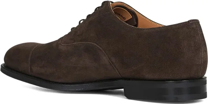 Lace-Up Suede Oxford Shoes - Image 3