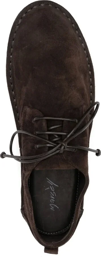 Lace-Up Suede Oxford Shoes - Image 4