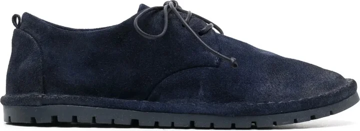 Lace-Up Suede Oxford Shoes