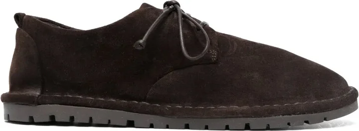 Lace-Up Suede Oxford Shoes