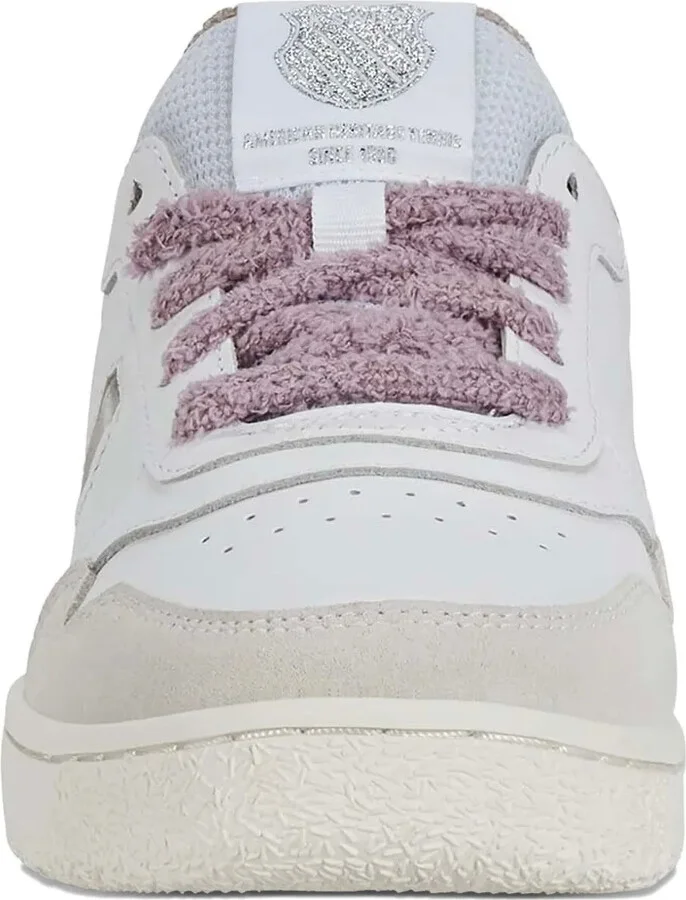 Lace-Up Suede-Panelled Sneakers - Image 3