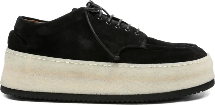 Lace-Up Suede Shoes