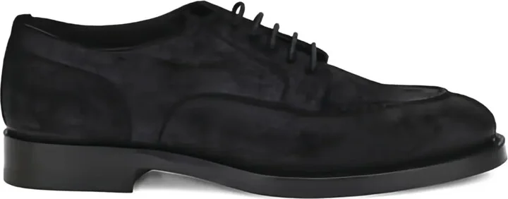 Lace-Up Suede Shoes