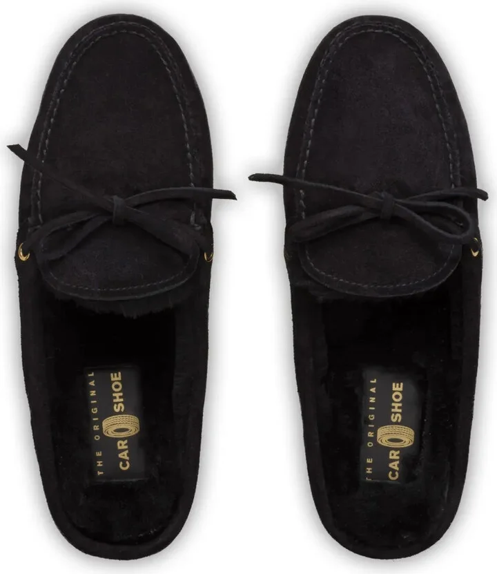Lace-Up Suede Slippers - Image 4