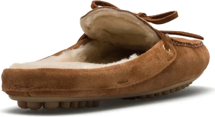 Lace-Up Suede Slippers - Image 3