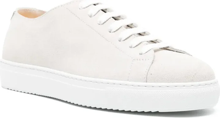 Lace-Up Suede Sneakers - Image 2