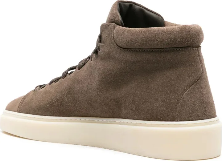 Lace-Up Suede Sneakers - Image 3