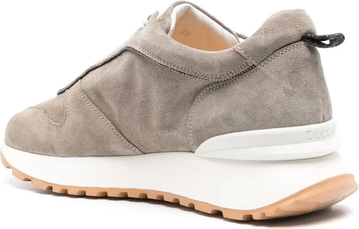 Lace-Up Suede Sneakers - Image 3