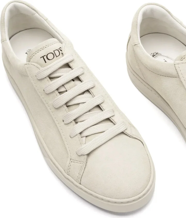 Lace-Up Suede Sneakers - Image 2