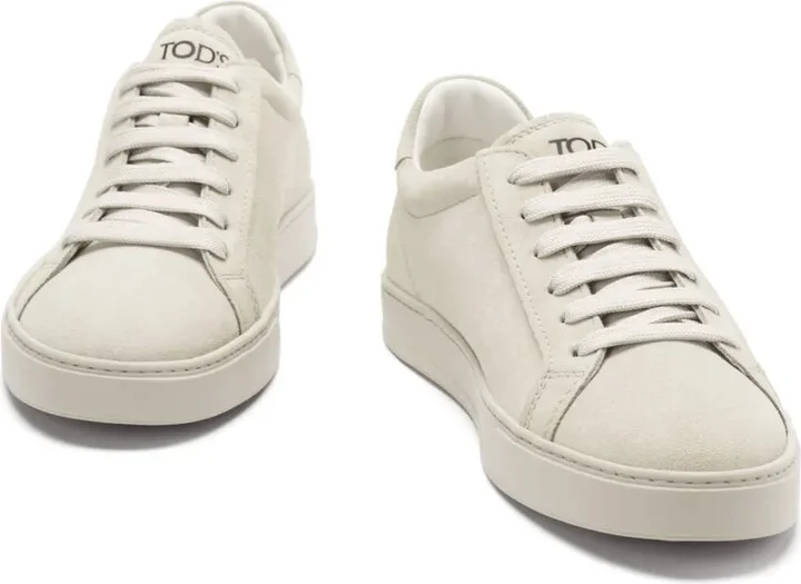 Lace-Up Suede Sneakers - Image 3