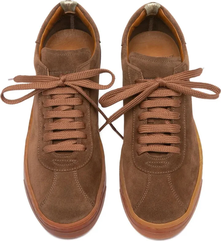Lace-Up Suede Sneakers - Image 3