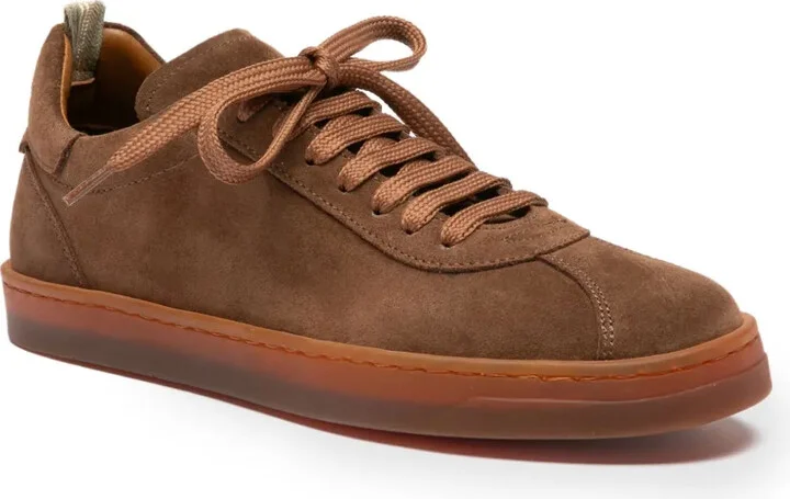 Lace-Up Suede Sneakers - Image 5