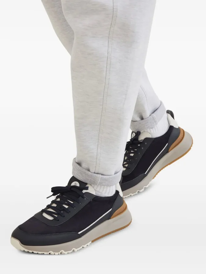 Lace-Up Suede Sneakers - Image 2