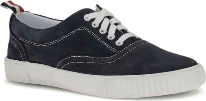 Lace-Up Suede Sneakers - Image 2
