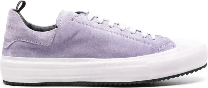 Lace-Up Suede Sneakers