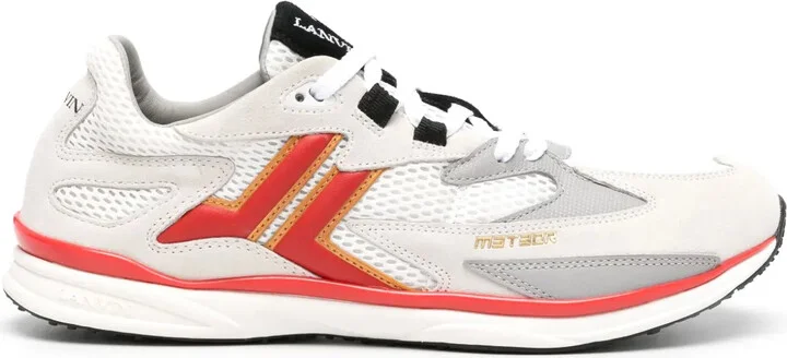 Lace-Up Suede Sneakers